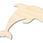 Unfinished Wood Dolphin Shape - Craft - up to 46"