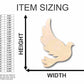 Unfinished Wood Dove Shape - Bird - Wildlife - Craft - up to 46" DIY