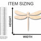 Unfinished Wood Dragonfly Shape - Insect - Wildlife - Craft - up to 46" DIY