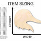 Unfinished Wood Duck Head Shape - Animal - Wildlife - Craft - up to 46" DIY