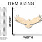 Unfinished Wood Eagle Shape - Animal - Wildlife - Craft - up to 46" DIY