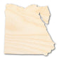Unfinished Wood Egypt Shape - Craft - up to 46"