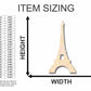 Unfinished Wood Eiffel Tower Shape - Paris - Monument - Craft - up to 46" DIY
