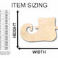 Unfinished Wood Elf Shoe Shape - Christmas - Ornament - Craft - up to 46" DIY