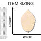 Unfinished Wood Elm Leaf Shape - Fall - Craft - up to 46" DIY