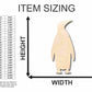Unfinished Wood Emperor Penguin Shape - Animal - Wildlife - Craft - up to 46" DIY