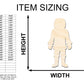 Unfinished Wood Eskimo Shape - Eskimo - Inuit - Winter - Craft - up to 46" DIY