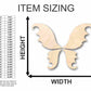 Unfinished Wood Fairy Wings Shape - Mythical - DIY Costume - 4 Piece Craft - up to 46" DIY