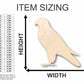Unfinished Wood Falcon Shape - Animal - Bird - Wildlife - Craft - up to 46" DIY