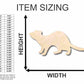 Unfinished Wood Ferret Shape - Animal - Craft - up to 46" DIY