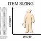 Unfinished Wood Firefighter Fireman Shape - Craft - up to 46" DIY