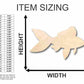 Unfinished Wood Fish Shape - Ocean - Animals - Craft - up to 46" DIY