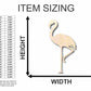 Unfinished Wood Flamingo Shape - Animal - Bird - Wildlife - Craft - up to 46" DIY