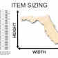 Unfinished Wood Florida Shape - State - Craft - up to 46" DIY