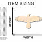 Unfinished Wood Flying Crow Shape - Bird - Wildlife - Craft - up to 46" DIY