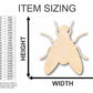 Unfinished Wood Fly Shape -Insect - Craft - up to 46" DIY