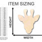 Unfinished Wood Giraffe Head Shape - Animal - Wildlife - Craft - up to 46" DIY