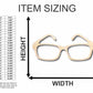 Unfinished Wood Glasses Shape - Craft - up to 46" DIY