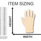 Unfinished Wood Gloves Shape - Winter - Work - Craft - up to 46" DIY