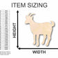 Unfinished Wood Goat Shape - Farm Animal - Craft - up to 46" DIY
