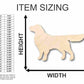 Unfinished Wood Golden Retriever Dog Shape - Animal - Pet - Craft - up to 46" DIY