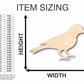Unfinished Wood Goldfinch Shape - Animal - Bird - Wildlife - Craft - up to 46" DIY