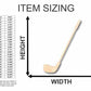 Unfinished Wood Golf Club Shape - Sporting - Craft - up to 46" DIY