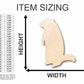 Unfinished Wood Groundhog Shape - Groundhog's Day - Animal - Craft - up to 46" DIY