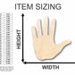 Unfinished Wood Hand Shape - Craft - up to 46" DIY