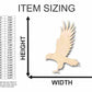 Unfinished Wood Hawk Shape - Animal - Wildlife - Craft - up to 46" DIY
