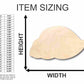 Unfinished Wood Hermit Crab Shell Shape - Ocean - Beach - Nursery - Craft - up to 46" DIY