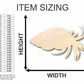 Unfinished Wood Hermit Crab Shape - Ocean - Beach - Nursery - Craft - up to 46" DIY