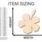 Unfinished Wood Hibiscus Shape - Spring - Flower - Craft - up to 46" DIY
