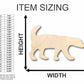 Unfinished Wood Honey Badger Shape - Animal - Wildlife - Craft - up to 46" DIY