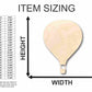 Unfinished Wood Hot Air Balloon Shape - Craft - up to 46" DIY