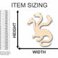 Unfinished Wood Hydra Shape - Mythical - Beast - Craft - up to 46" DIY
