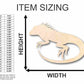 Unfinished Wood Iguana Shape - Reptile - Animal - Craft - up to 46" DIY