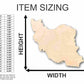 Unfinished Wood Iran Shape - Country - Craft - up to 46" DIY