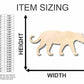 Unfinished Wood Jaguar Shape - Animal - Wildlife - Craft - up to 46" DIY