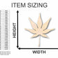 Unfinished Wood Japanese Maple Leaf Shape - Fall - Craft - up to 46" DIY