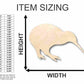 Unfinished Wood Kiwi Shape - New Zealand - Animal - Bird - Wildlife - Craft - up to 46" DIY
