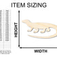 Unfinished Wood Komodo Dragon Shape - Craft - up to 46" DIY