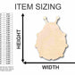 Unfinished Wood Ladybug Shape -Insect - Animal - Wildlife - Craft - up to 46" DIY