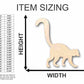 Unfinished Wood Lemur Shape - Animal - Craft - up to 46" DIY