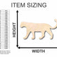 Unfinished Wood Leopard Shape - Animal - Wildlife - Craft - up to 46" DIY