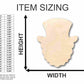 Unfinished Wood Leprechaun Shape - St Patrick's - Craft - up to 46" DIY