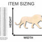 Unfinished Wood Lion Shape - Animal - Wildlife - Craft - up to 46" DIY