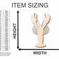 Unfinished Wood Lobster Shape - Ocean - Nursery - Craft - up to 46" DIY
