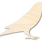 Unfinished Wood Love Bird Shape - Craft - up to 46"