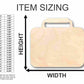 Unfinished Wood Lunch Box Shape - School - Craft - up to 46" DIY
